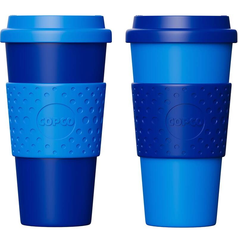 Copco Set of 2 Acadia Travel Mugs - Blue
