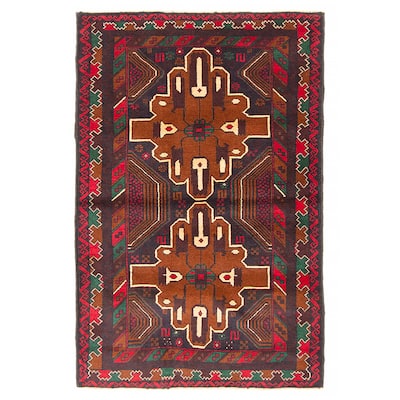 Teimani Black Rug 3'0" x 4'8" - 3'0 x 4'8