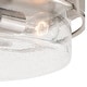 preview thumbnail 8 of 8, Addison 15-in W Contemporary Flush Mount Ceiling Light Fixture with Clear Glass