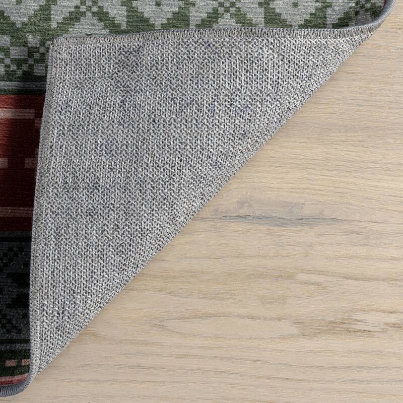 Nuloom Ellasandra SplashGuard Graphic Machine Washable Area Rug