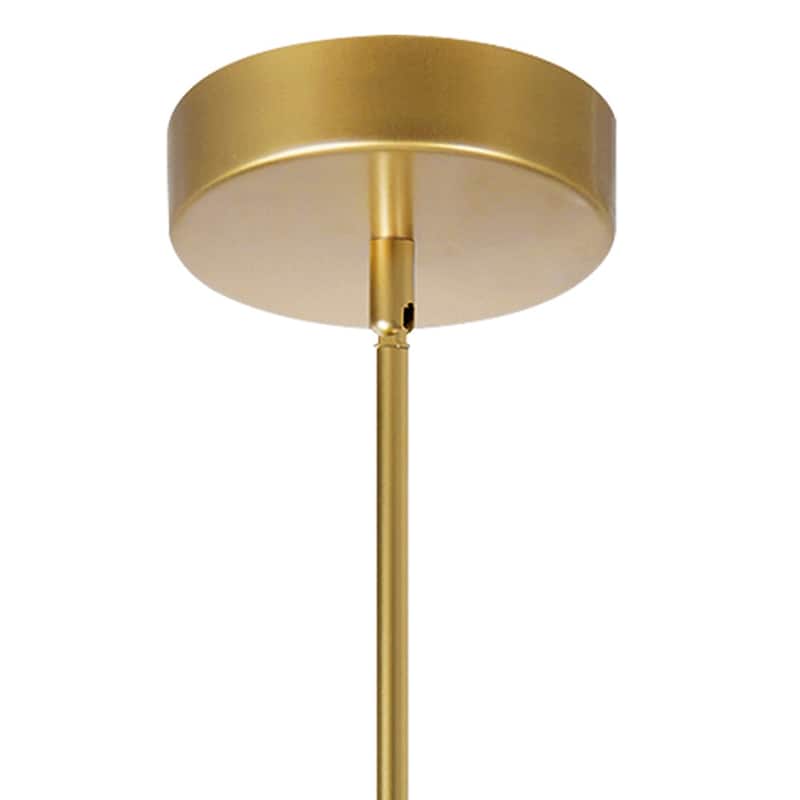Oskil Integrated LED 31in Satin Gold Chandelier - Satin Gold