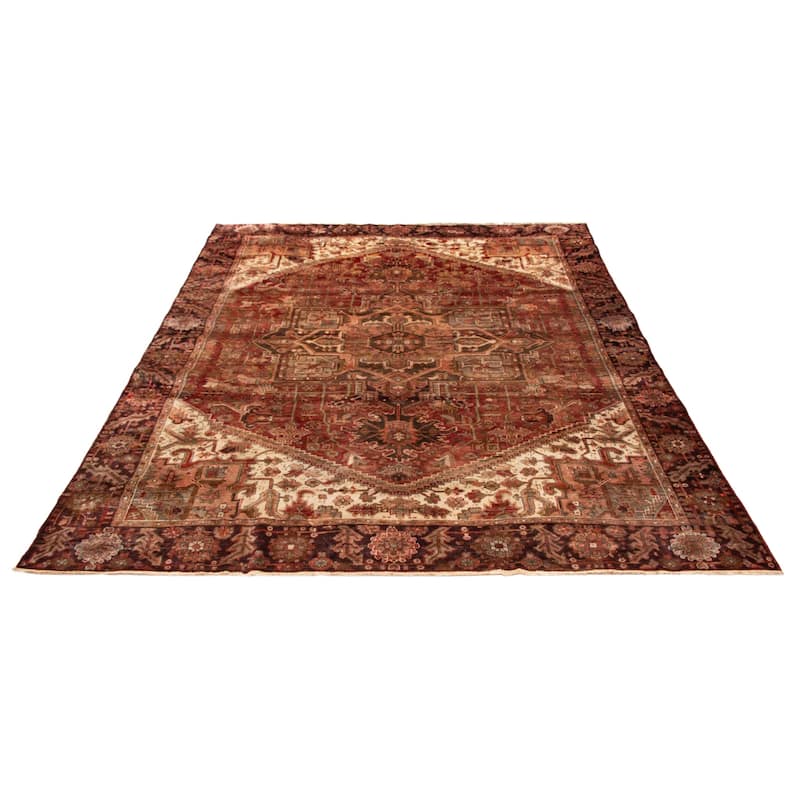 ECARPETGALLERY Hand-knotted Sarabi Red Wool Rug - 8'0 x 11'10