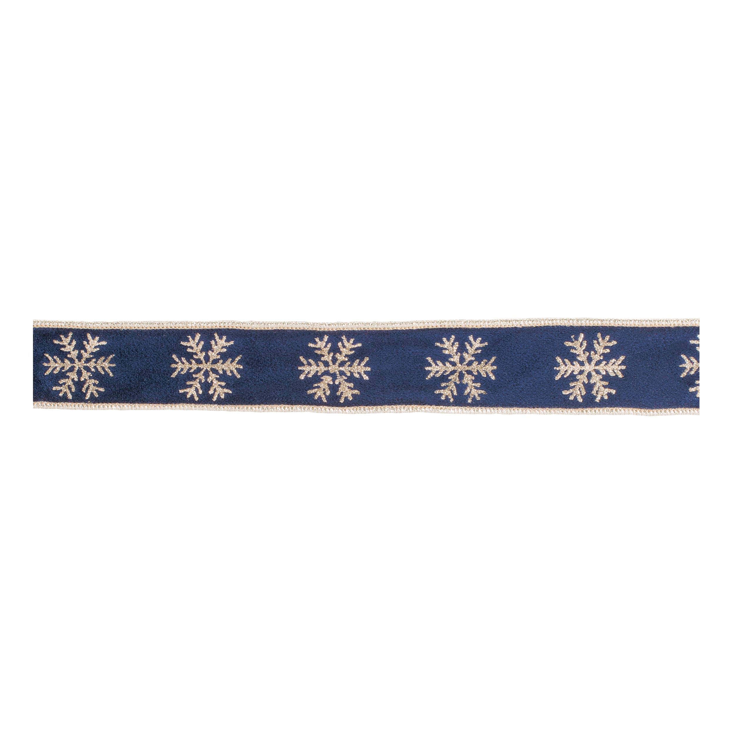 Snowflake Wired Ribbon (Set of 2)