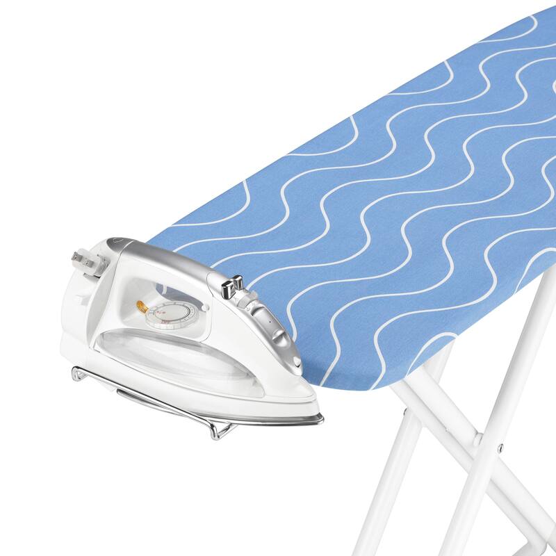 Whitmor 4-Leg Steel Top Ironing Board with Cover and Pad