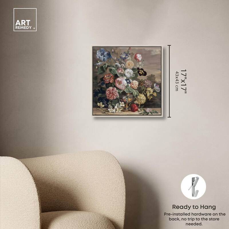 Classical Dream Vase II Canvas by Art Remedy