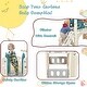 preview thumbnail 4 of 4, 7-in-1 Kids Slide Playset Climbing Crawling Playhouse With Slide Basketball Hoop Ring Toss Tunnel