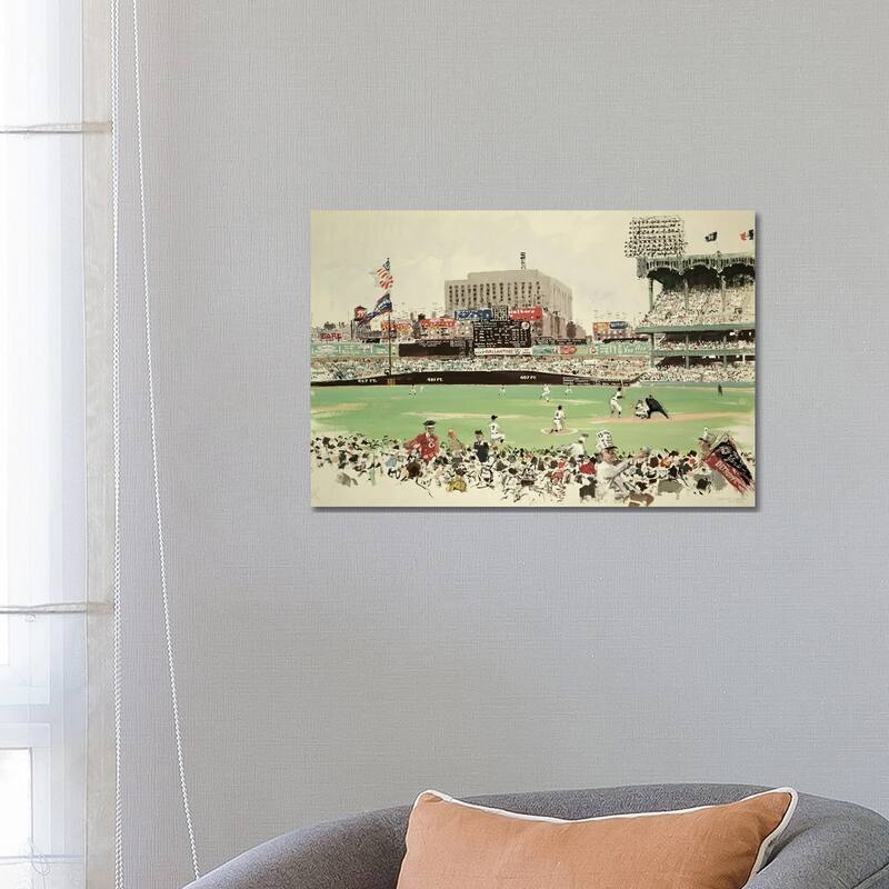 iCanvas "Yankee Stadium, New York" by American School Canvas Print - 18x26x1.5