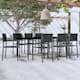 Option Black 9 Piece 78.7" x 39.4" x 29.1"