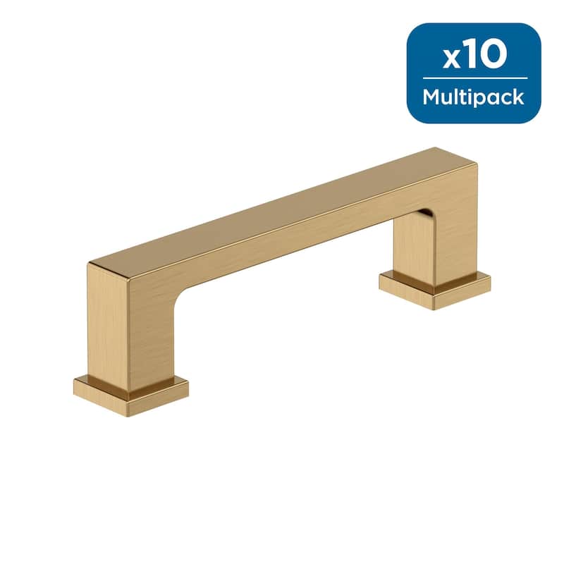 Amerock Bridgeport Cabinet, Drawer, or Furniture Pull - 3 inch (76mm) Center-to-Center - Champagne Bronze