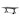 Rectangular Wooden Dining Table with Trestle Base in Black