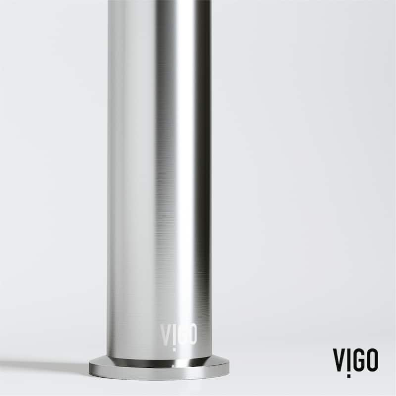 Vigo VGT2055 Vinca 18" Rectangular Stone Composite Vessel Bathroom