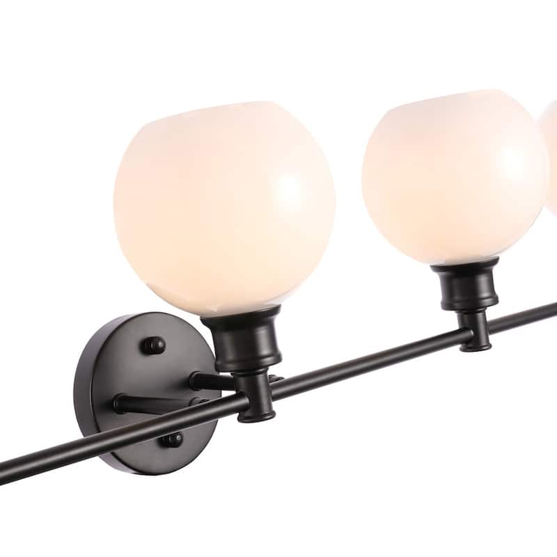 Camille 5-Light Frosted Glass Wall Sconce