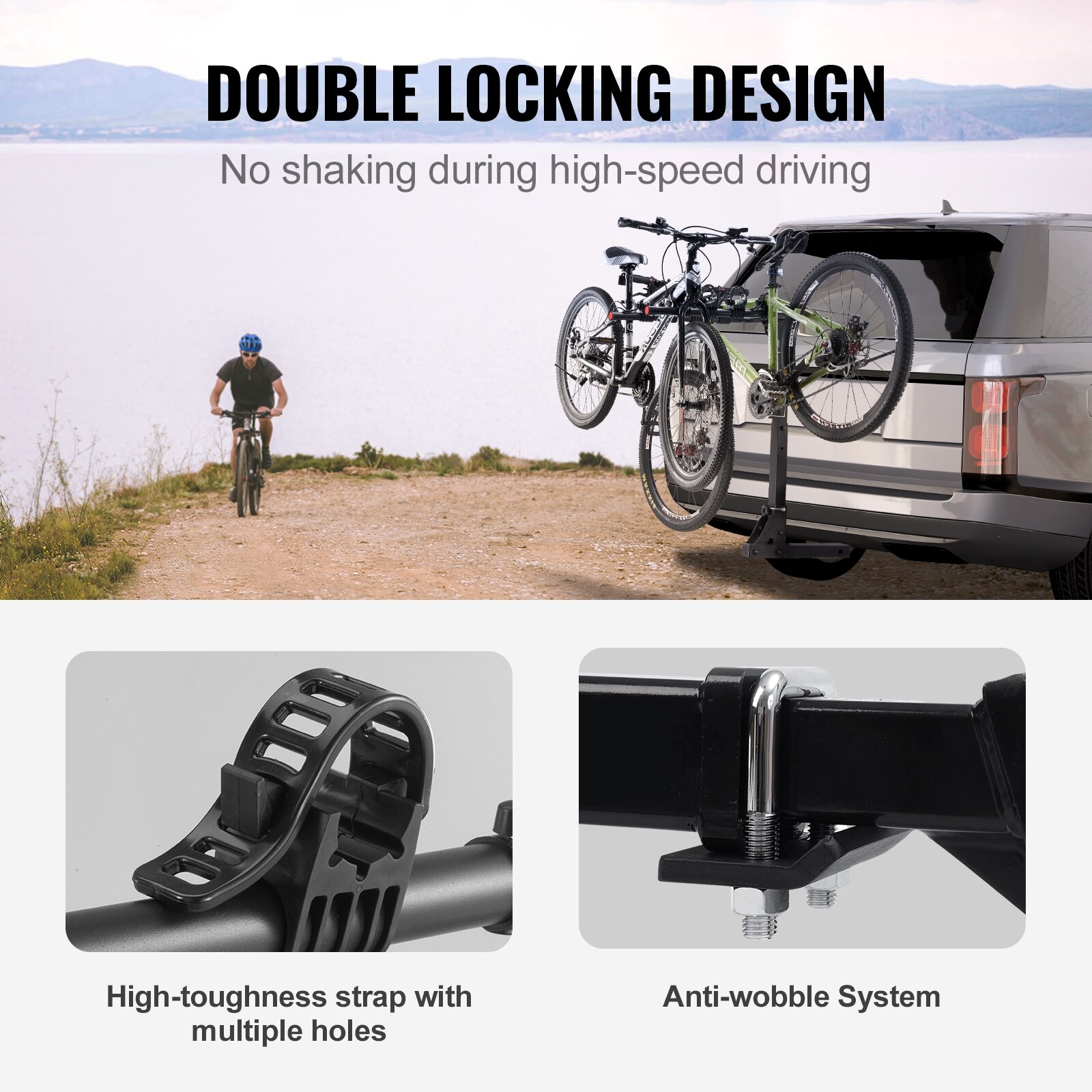 2 bike rack for suv no hitch deals