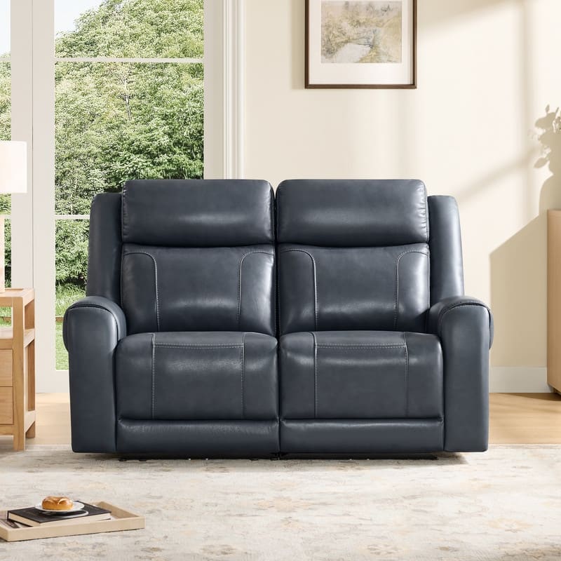 Spruce & Spring Leo Power Wall Hugger Reclining Sofa with Multi-Function Console