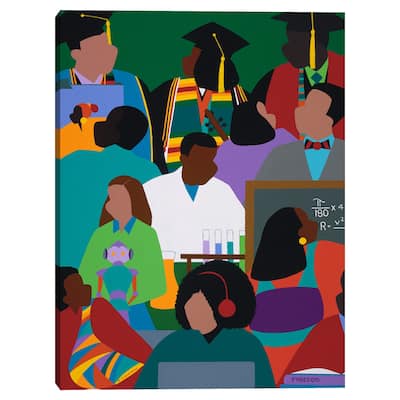 Honors Mindset by Synthia SAINT JAMES Canvas Art Print
