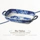 preview thumbnail 2 of 5, Spode Blue Italian Handled Serving Dish