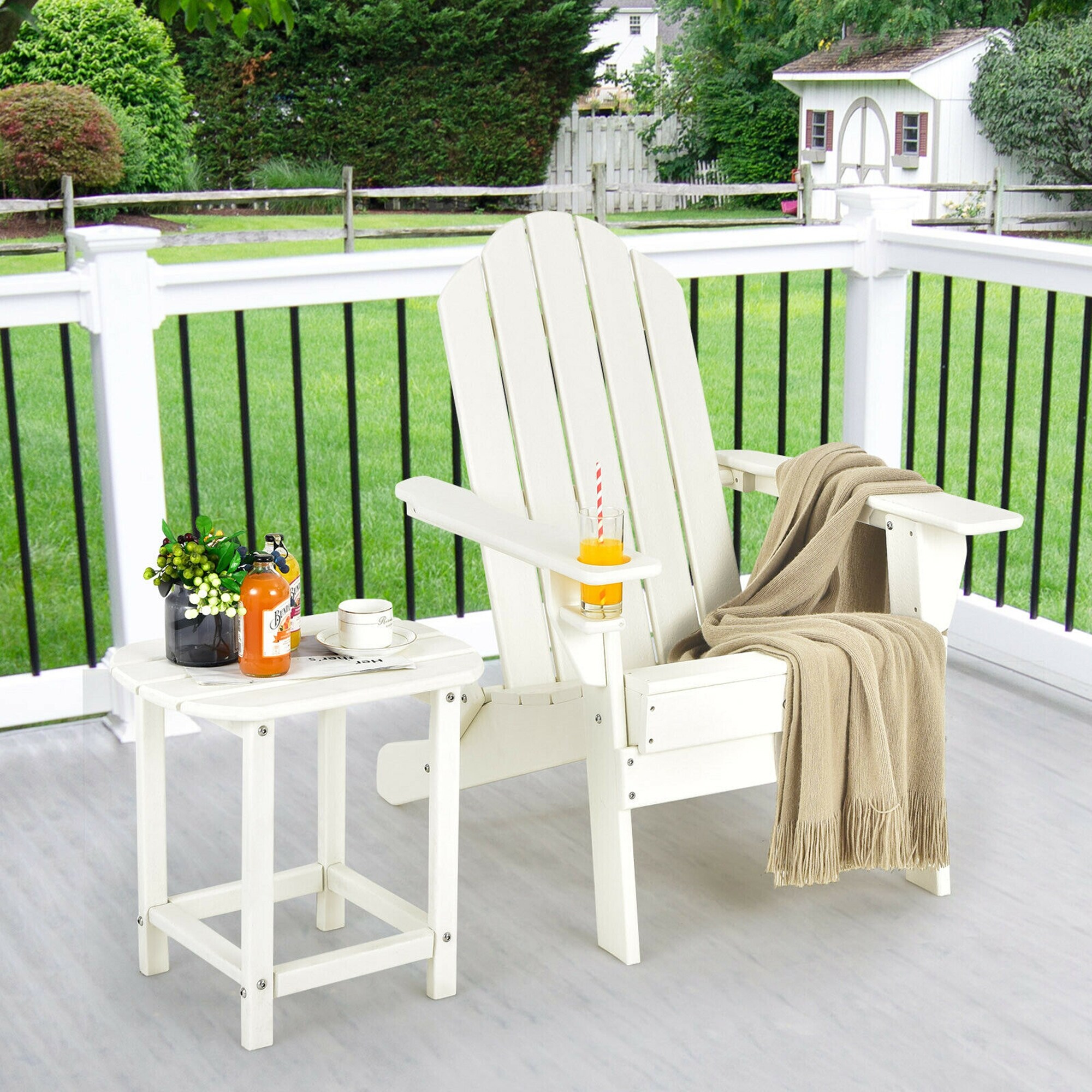 Adirondack chair side table sales