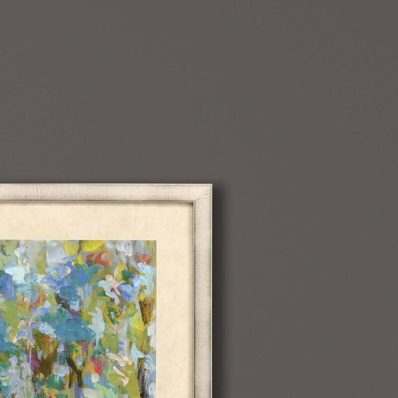 Meditations in Nature Framed Art Giclee Under Glass - Blue