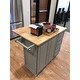 3-drawer Drop Leaf Kitchen Cart