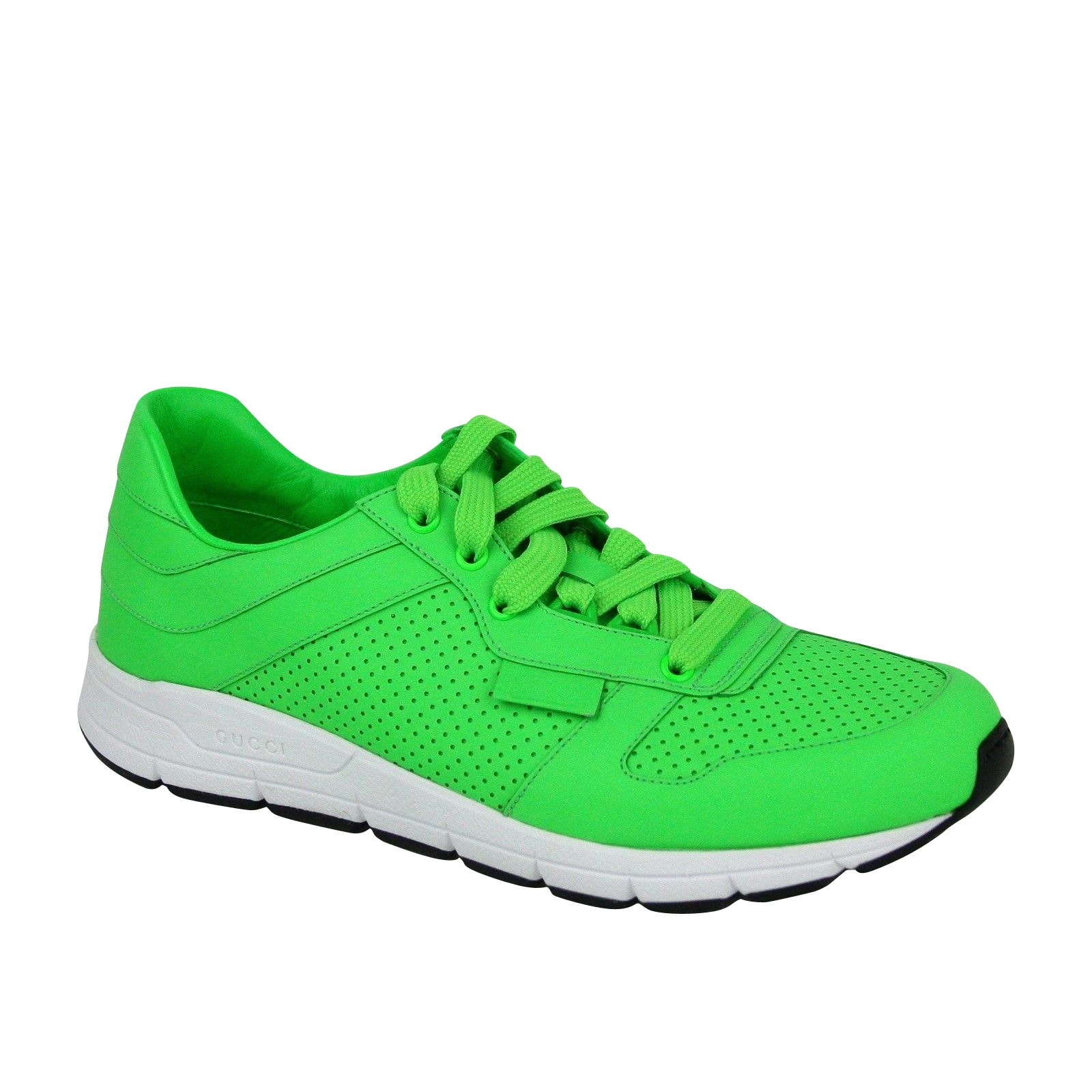 sneakers with neon green