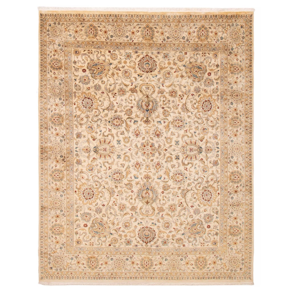ECARPETGALLERY Hand-knotted Pako Persian 18 Of 20 Ivory Wool Rug - 7'11 x 10'2