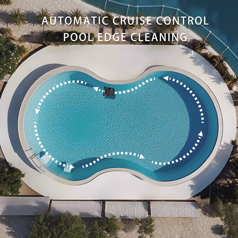 Solar Powered Automatic Robotic Pool Surface Skimmer Cleaner