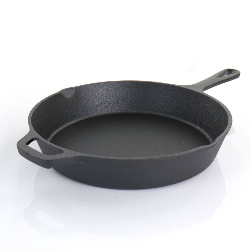 MegaChef Pre-Seasoned CastIron 5Pc Kitchen Cookware Set, Pots and Pans