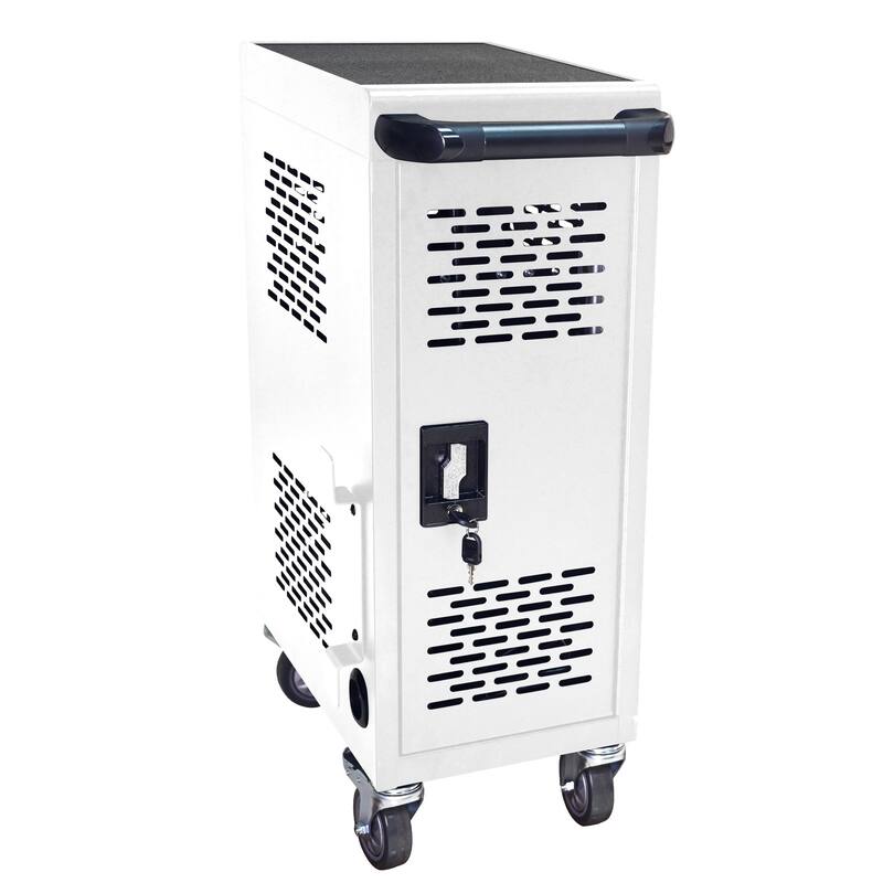 16-Compartment Removable Locking Charging Cabinet for Laptop, Chromebook
