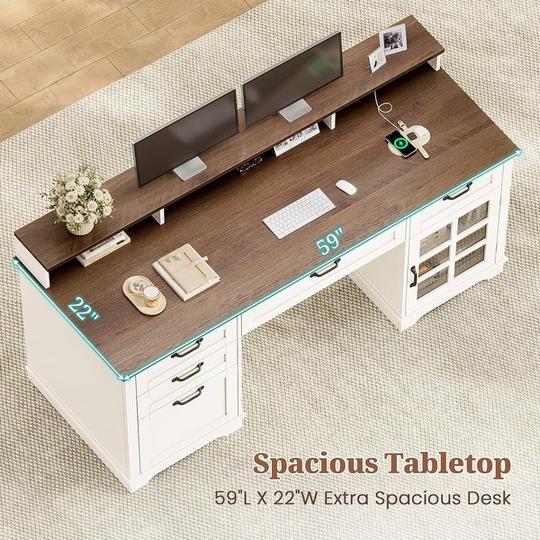 Executive Desk Drawers Home Office Desk Storage Cabinet - On Executive Desk Drawers Home Office Desk Storage Cabinet - On