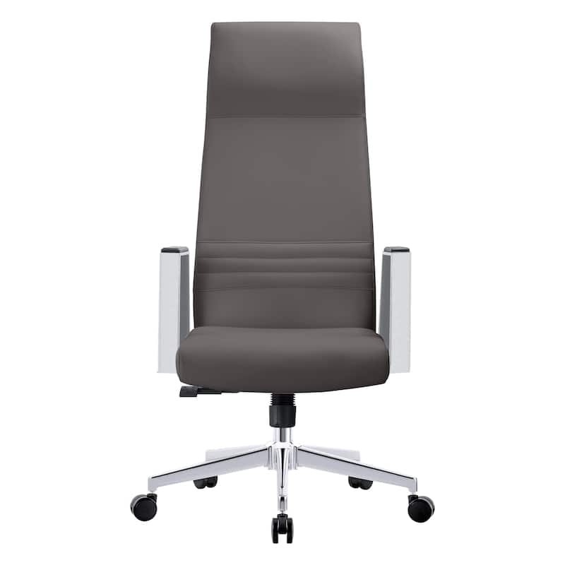 LeisureMod Aleen High-Back Office Chair with Swivel and Tilt