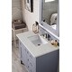 preview thumbnail 31 of 33, James Martin Vanities Palisades 36" Single Vanity, Silver Gray Eternal Jasmine Pearl Quartz