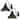 2-Pack exterior sconce light fixtures Matte Black outdoor light sconce Metal outdoor wall lights
