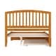 preview thumbnail 61 of 84, Richmond Solid Wood Platform Bed with Footboard & Twin XL Trundle