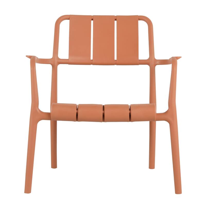 Patio Bistro Set with 2 Chairs & 1 Coffee Table, Easy Assembly, 3 pcs