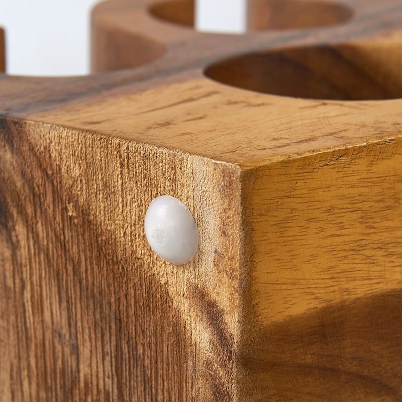 Greenage Suarwood Tree Shaped Wine Rack Freestanding Wine Storage