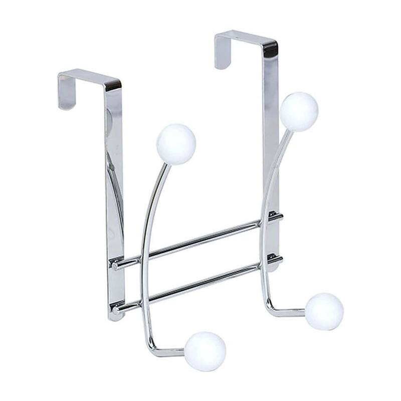 Over The Door Hook Rack with 4 Ball Ends