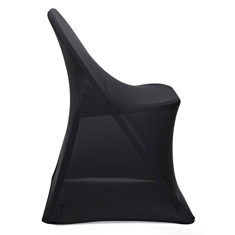 50Count Spandex Folding Chair Covers Black