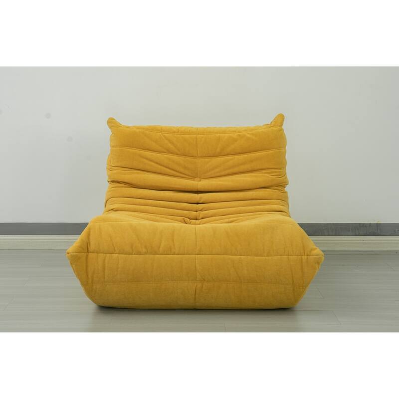 Ergonomic Design Stable Bean Bag Sofa,Armless Floor sofa Bean Bag Chair for Adults Fireside Bean Bag Lounger Memory Foam Chair