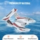 preview thumbnail 6 of 5, RC Plane, 3 Channel Remote Control Airplane with 6-Axis Gyro Stabilizer,with 2 Batteries - 2.4GHZ 3 Channel