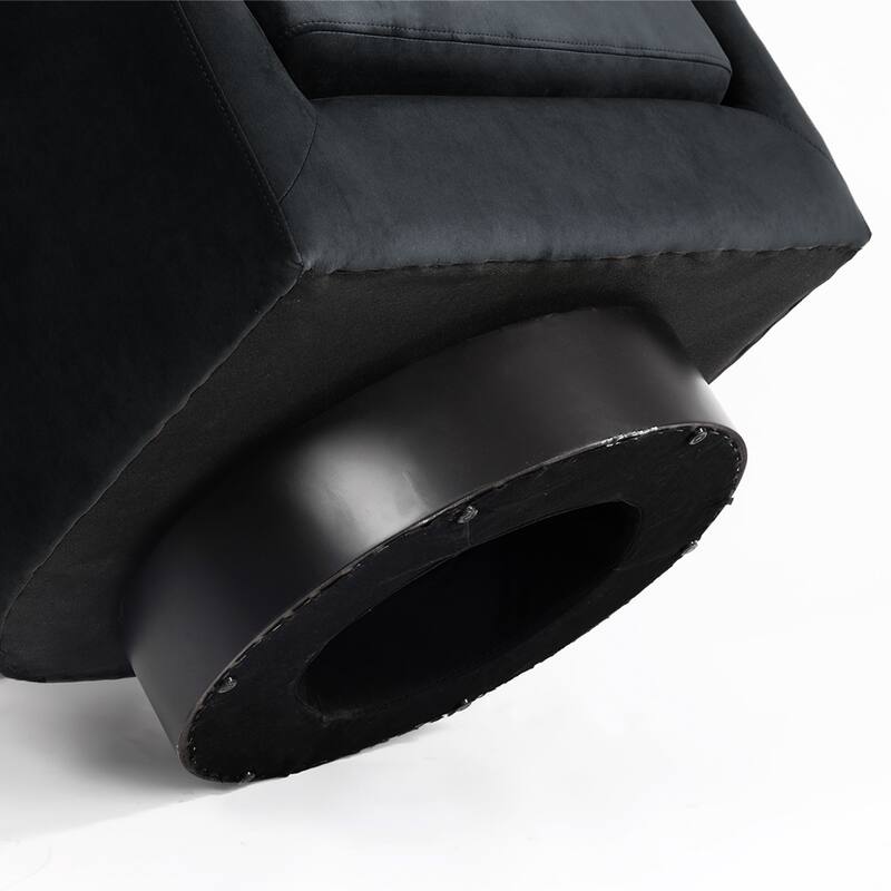 2 Set 360-Degree Swivel Round Barrel Chair Velvet Accent Chairs