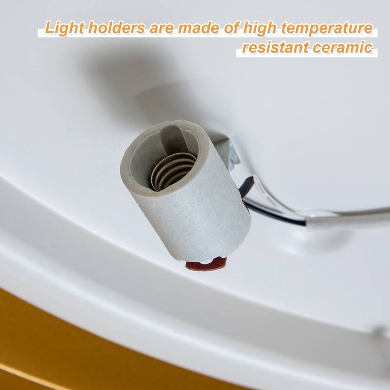 Modern Minimalist Round Drum Flush Mount Ceiling Lights