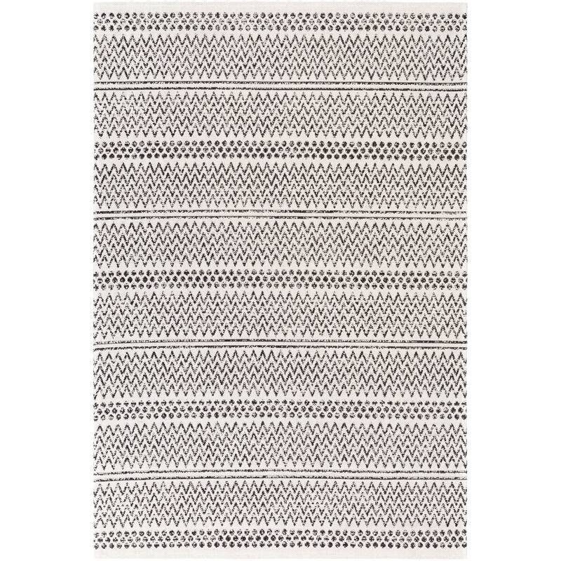 Livabliss Peggie Moroccan Chevron Cotton Area Rug