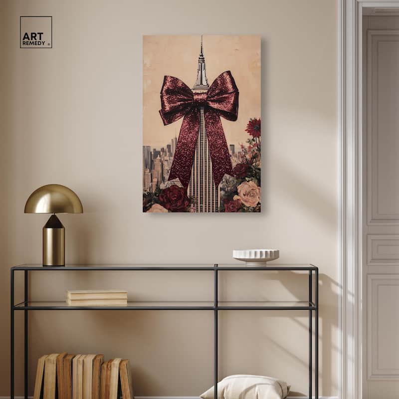 Sparkling Empire State Building Canvas by Art Remedy, Gallery Wrapped