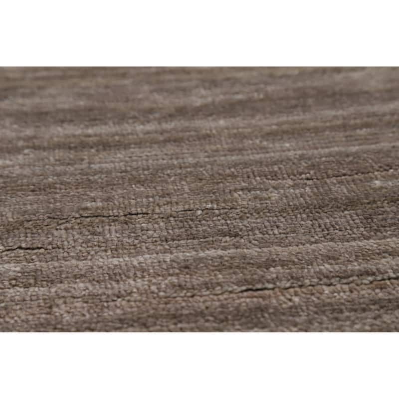 Hand Knotted Oriental 100% Wool Carpet Tribal Tribal Greys & Charcoal Gabbeh Area Rug - 9' 11'' X 8' 0''