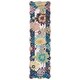 preview thumbnail 31 of 33, SAFAVIEH Handmade Jardin Fadya Country Wool Rug 2'3" x 8' Runner - Navy/Ivory - Runner