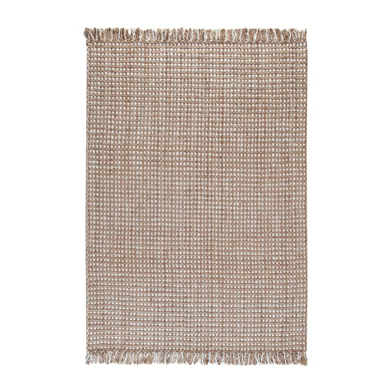 Jani Songbird Natural and Ivory Jute Area Rug - Elegant and Timeless Design