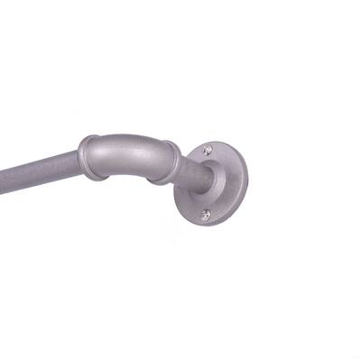 Sun Zero Bronn Industrial 3/4" Room Darkening Curtain Rod