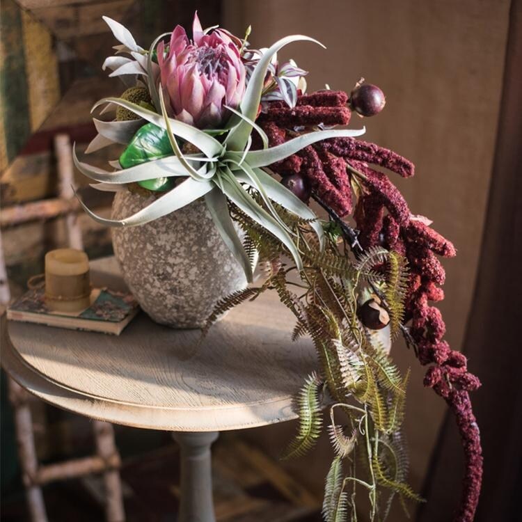 Shop Rusticreach Abstract Artist Flower Bouquet Red Hanging