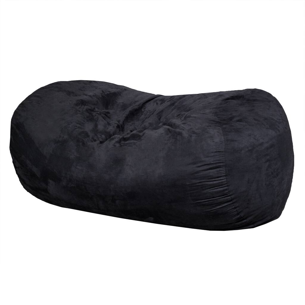 6.5 Foot Suede Cylindrical Bean Bag