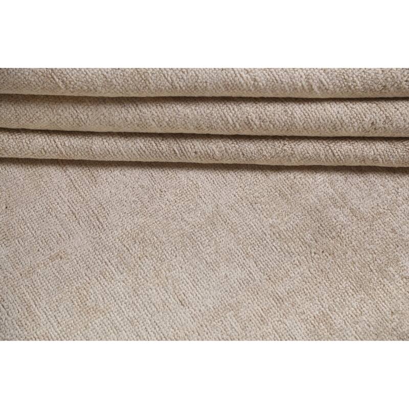 Vegetable Dye Muted Oushak Oriental Area Rug Hand-knotted Wool Carpet - 5'10" x 9'2"